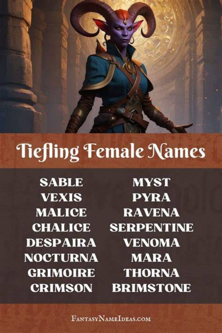 1200+ Tiefling Names [2021]