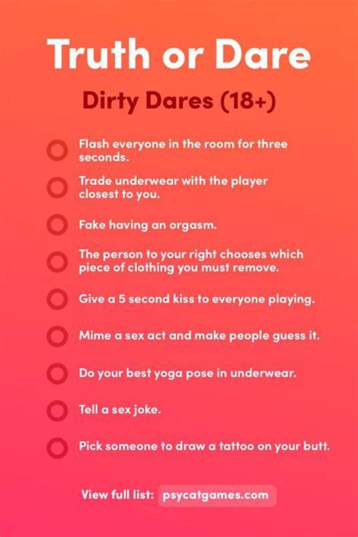 81 Dirty Dares Over Text Bridal Shower 101