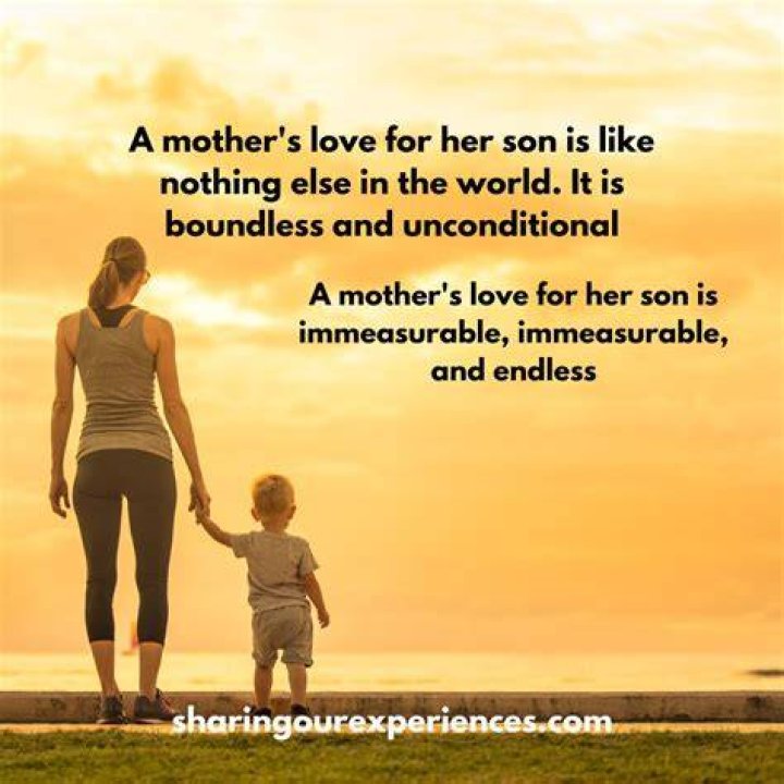 A Unique Bond Between Mother And Son