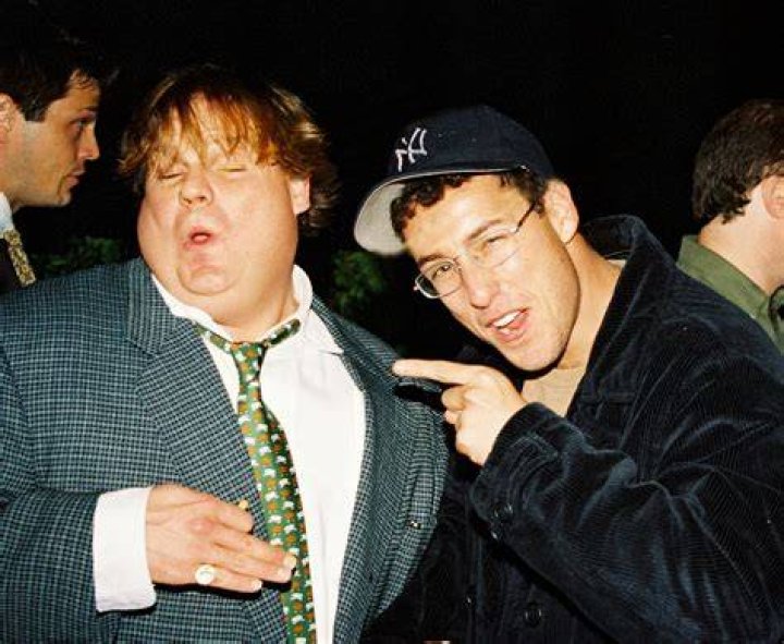Adam Sandler Chris Farley Tribute Song POPSUGAR Entertainment