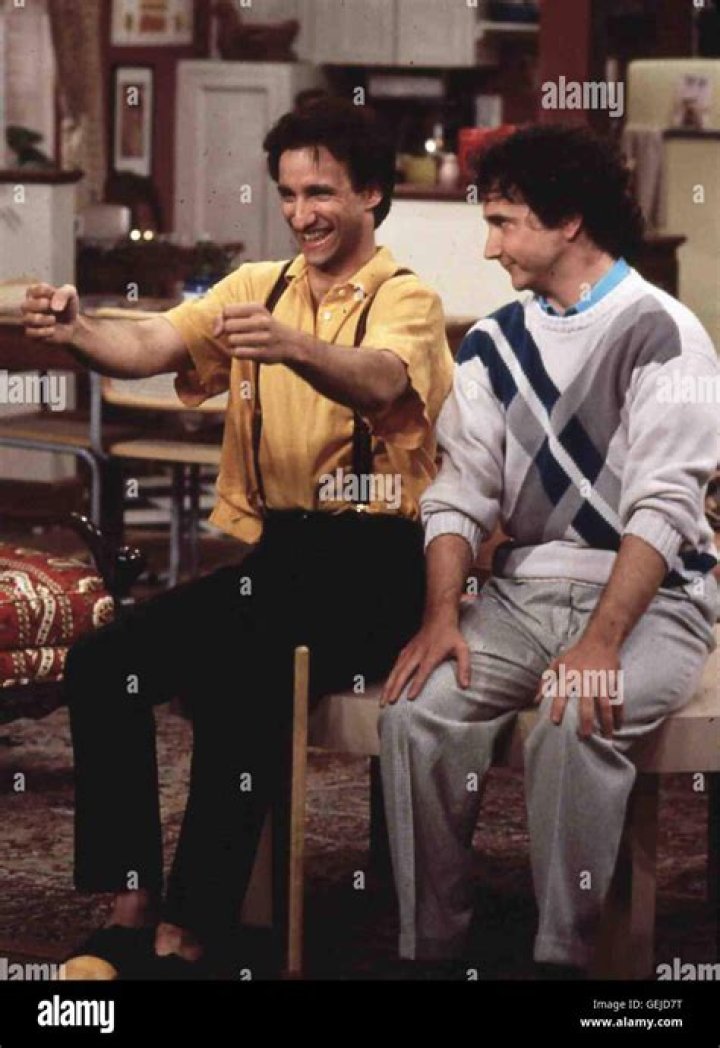 Balki (Bronson Pinchot) and Larry (MarkLinn Baker) (Perfect Strangers
