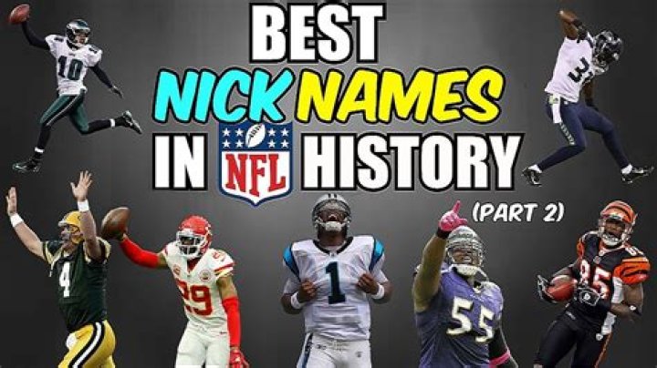 Best NFL nicknames 101 greatest monikers in football history