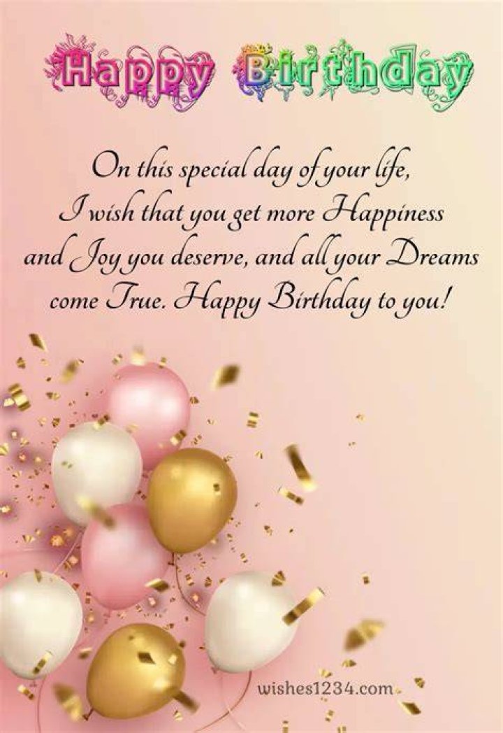 Birthday Messages For Your Special Girl