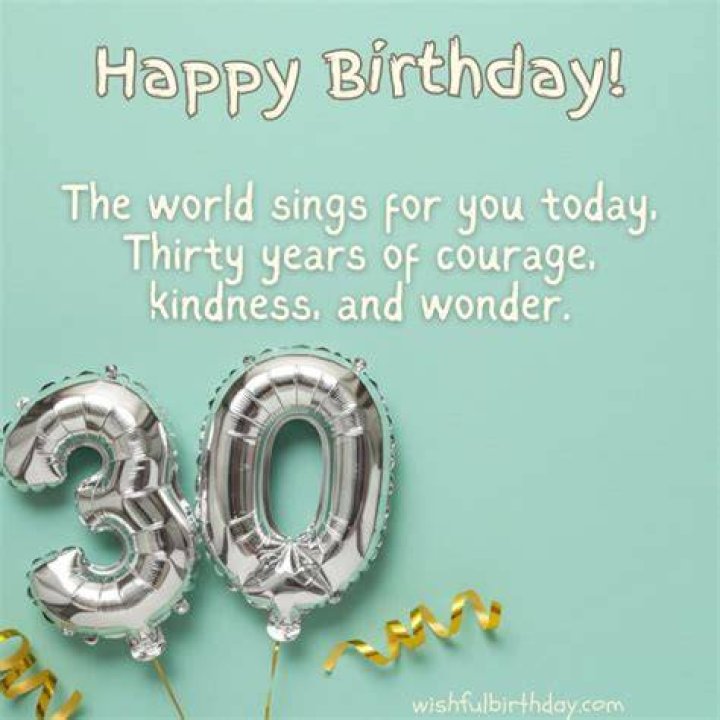 Celebrate 30 Years With Thoughtful Birthday Messages