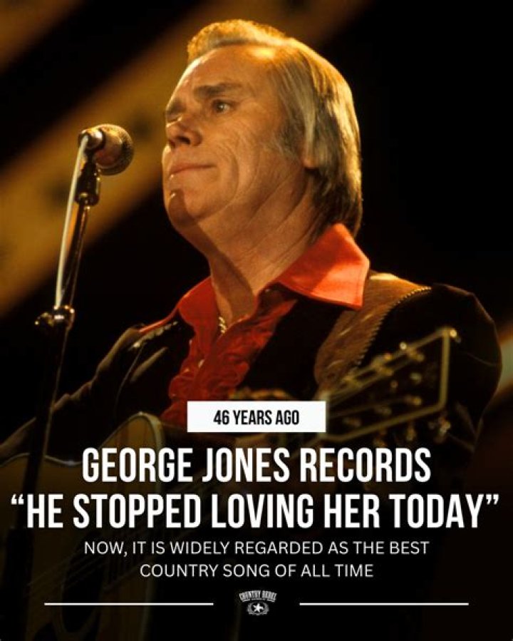 Country great Jones died today in Nashville at the age of 81 yrs