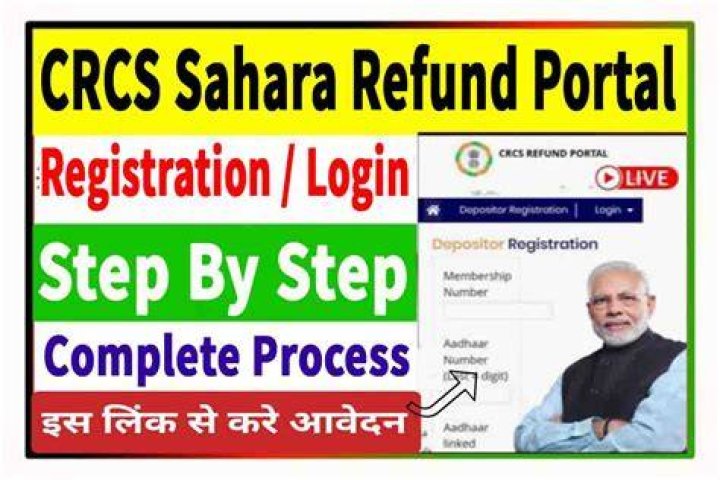 CRCS Sahara Refund Portal mocrefund.crcs.gov.in Important Updates FAQs