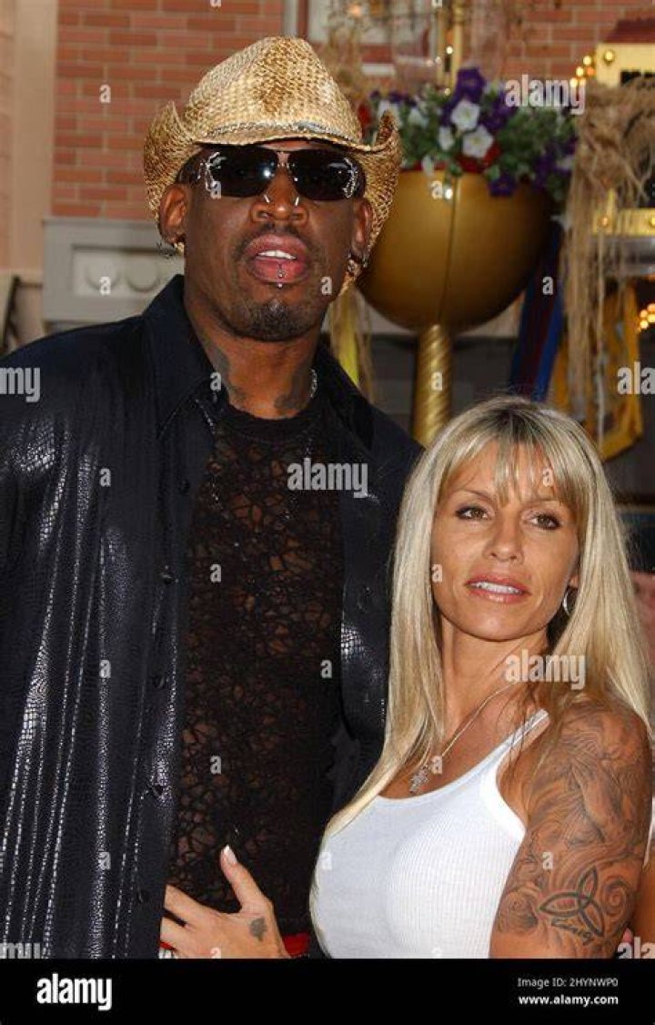 Dennis Rodman & wife Michelle Moyer attend the 'Pirates Of The