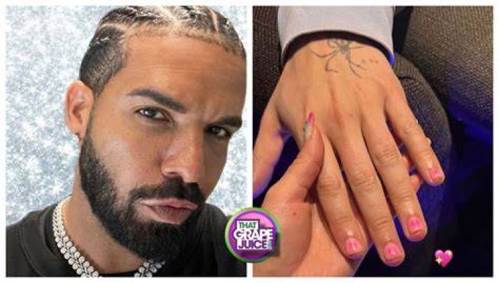 Drake's Painted Nails