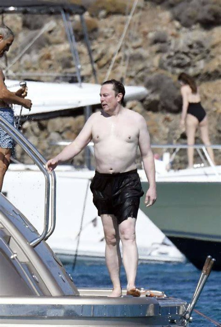 Elon Musk Shirtless.