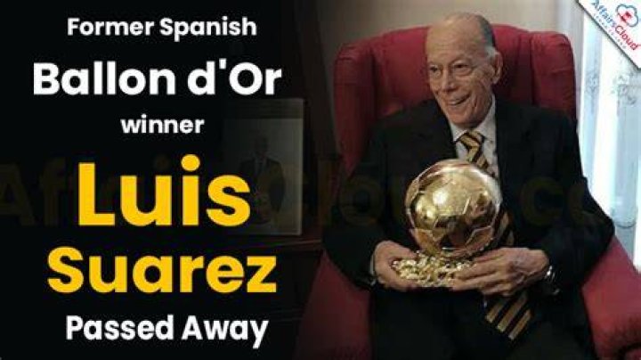 Former Spanish Ballon d'Or winner Luis Suarez dies at 88 beIN SPORTS
