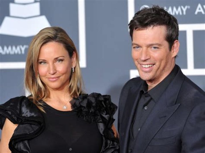 Harry Connick Jr and his wife Jill Goodacre and their daughter's