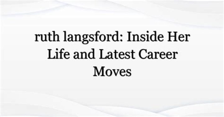 Inside Her Life And Career