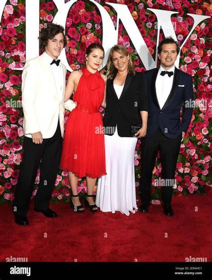 John Leguizamo and family, son Lucas and daughter Allegra, arrive at
