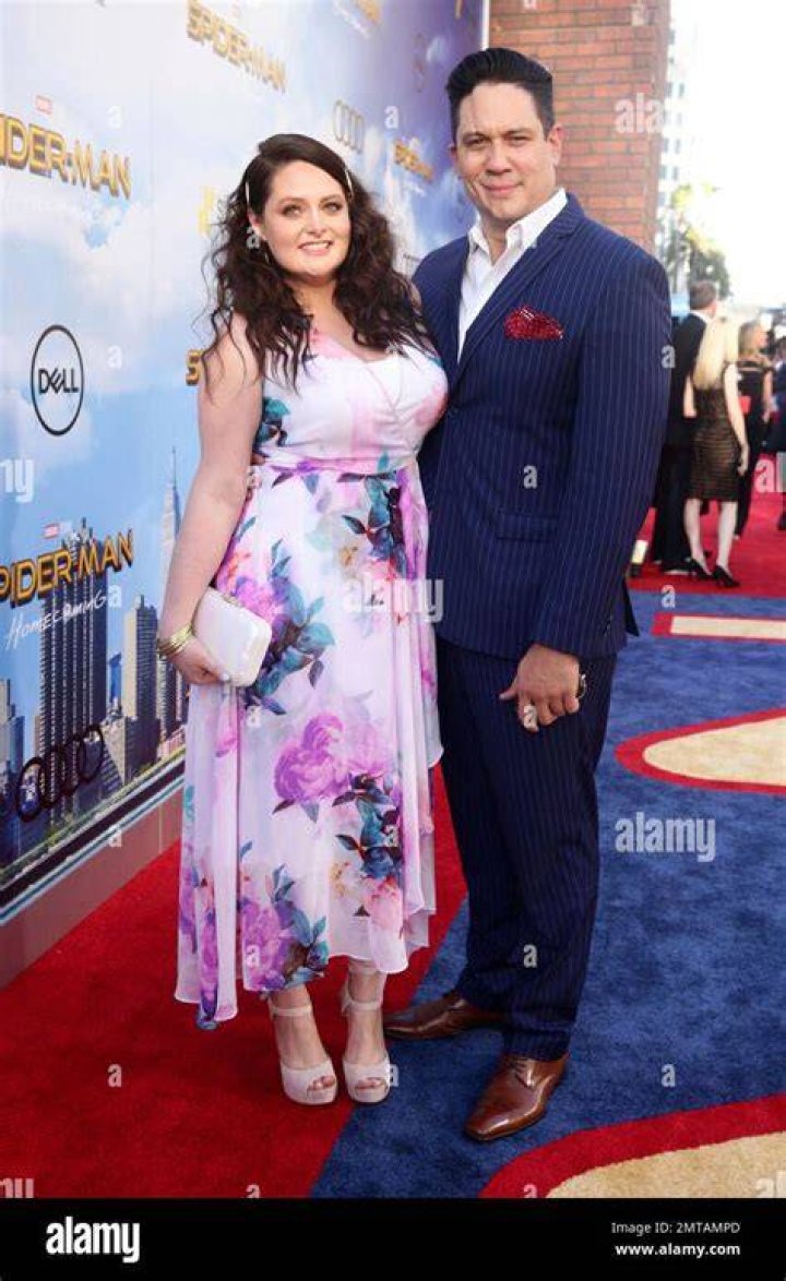 Lauren Ash, left, and Umberto Gonzalez seen at Columbia Pictures World