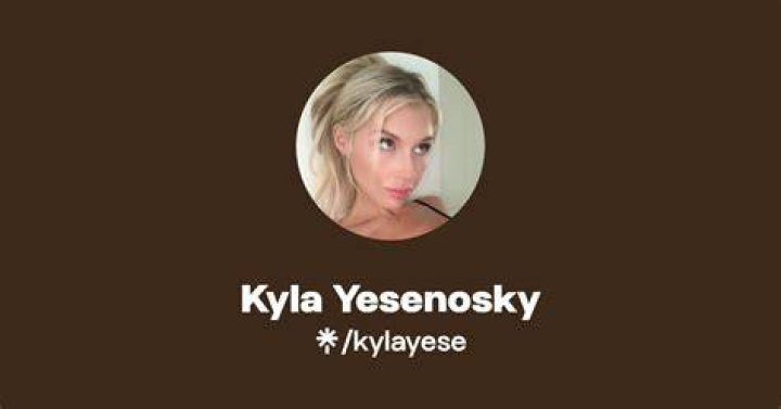 Leaked OnlyFans Content Of Kyla Yesenosky Surfaces Online