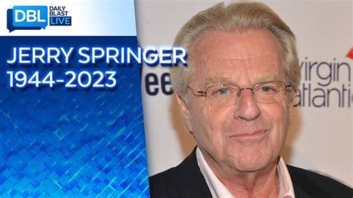 Live updates Jerry Springer dead at 79