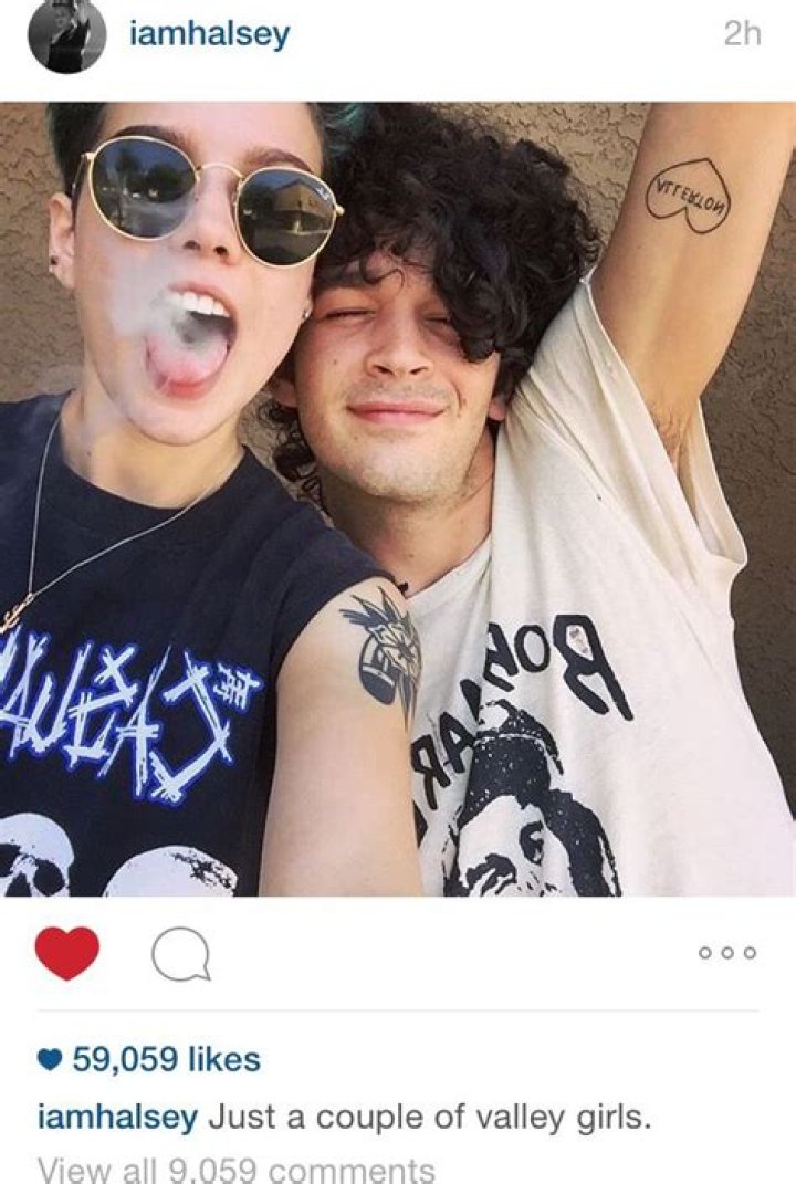 Matt Healy Who Has Halsey Dated? POPSUGAR Celebrity Photo 2