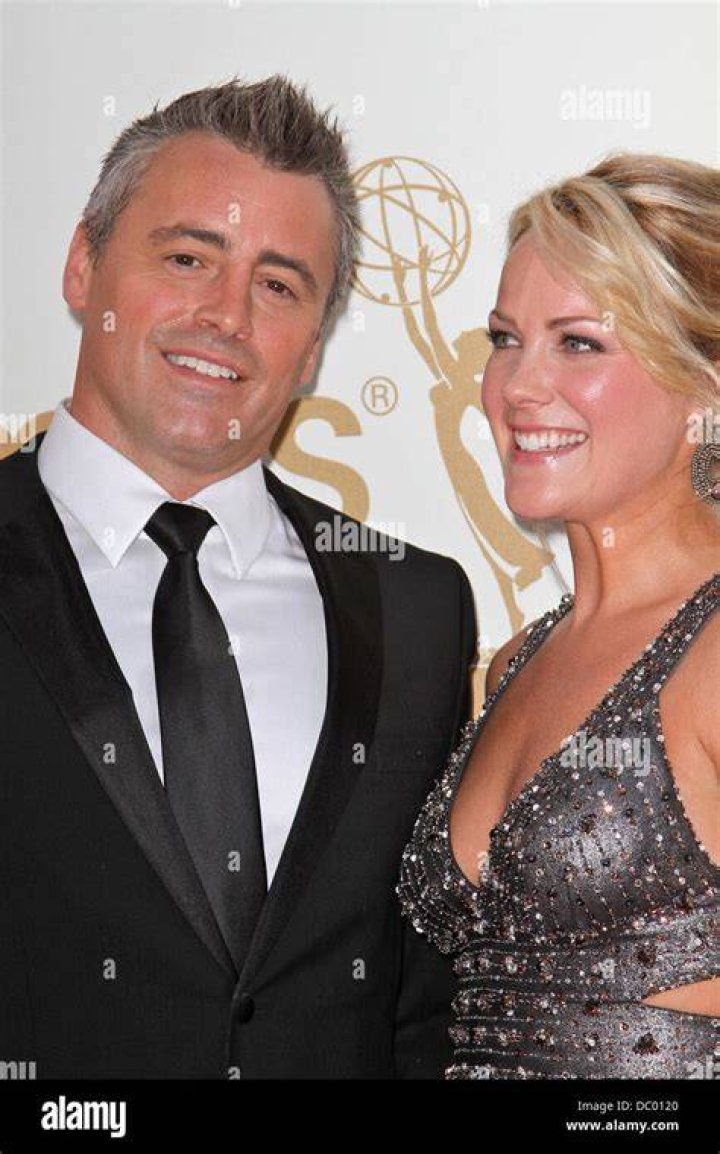 Matt LeBlanc and Melissa McKnight arrive at the People's Choice Awards