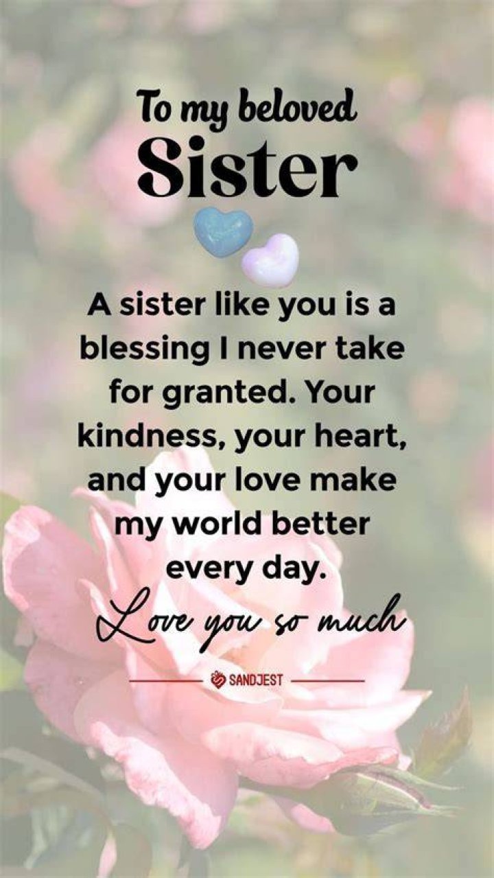 Messages For Sister Sweet Beautiful Words WishesMsg