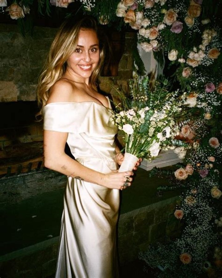 Miley Cyrus Wedding Dress