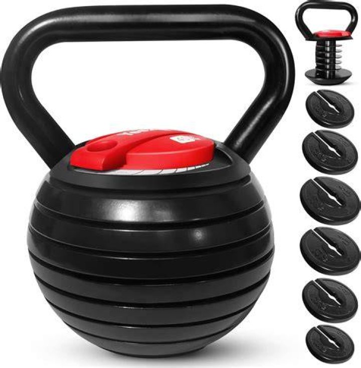 Natureasy Kettlebell Sets Adjustable Weights 5, 8, 9, 12 lbs Exercise