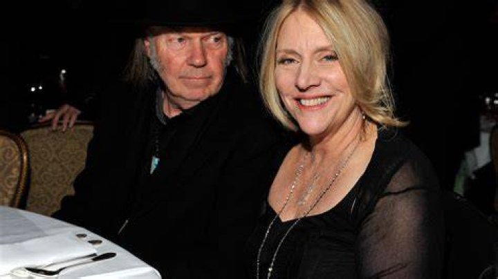 Neil Young And His Wife Pegi Stock Photos & Neil Young And His Wife