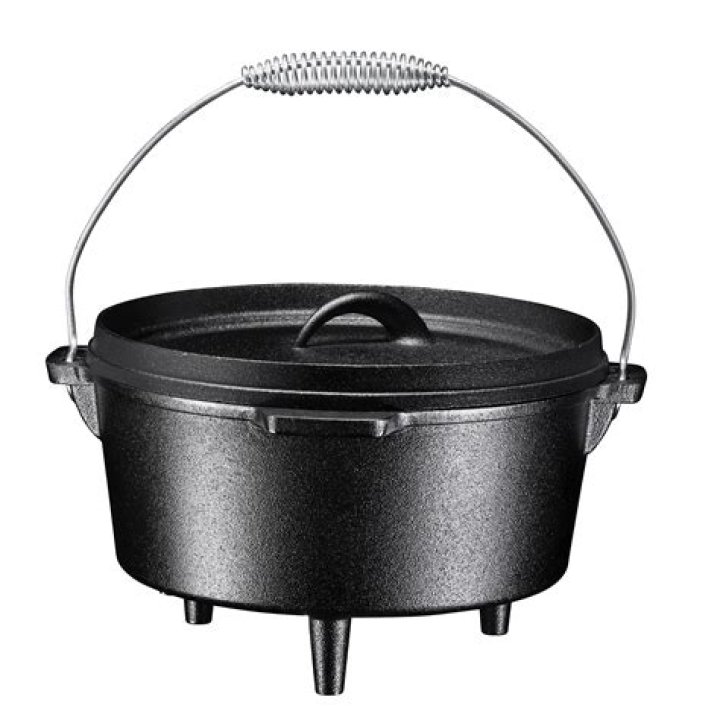 Picture Dutch Oven 3 Legged Cast Iron Small Dutch Oven W/lid 3 Footed