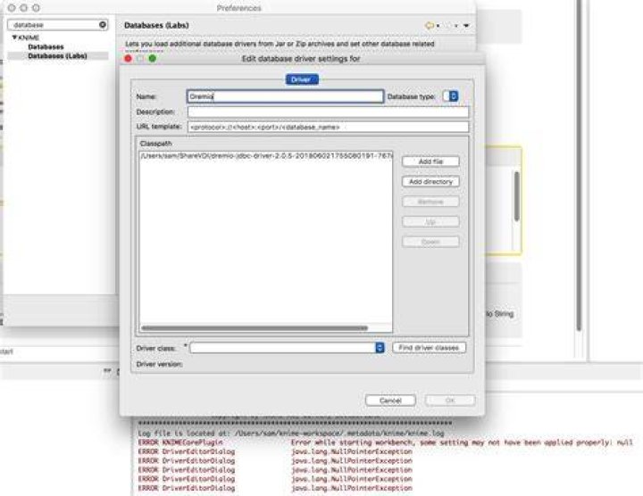 Postgresql probe error jdbc Loading driver for connection no pg_hba