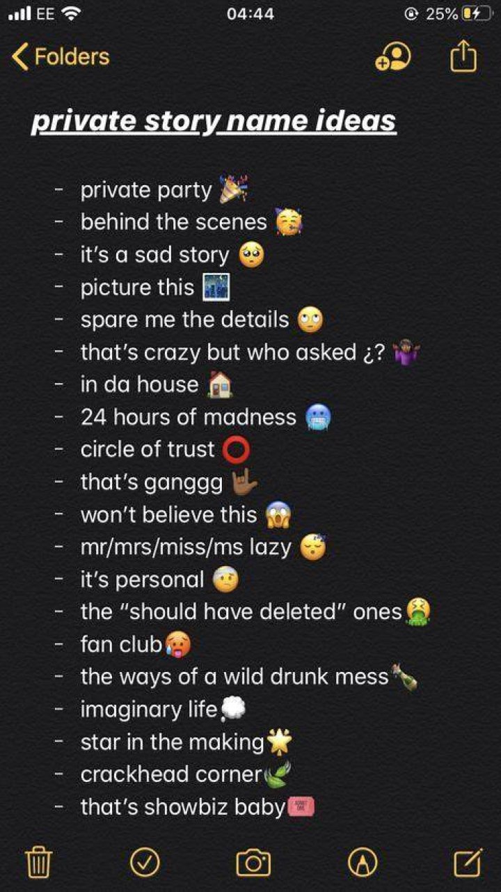private story names on snapchat Good snapchat names, Name for