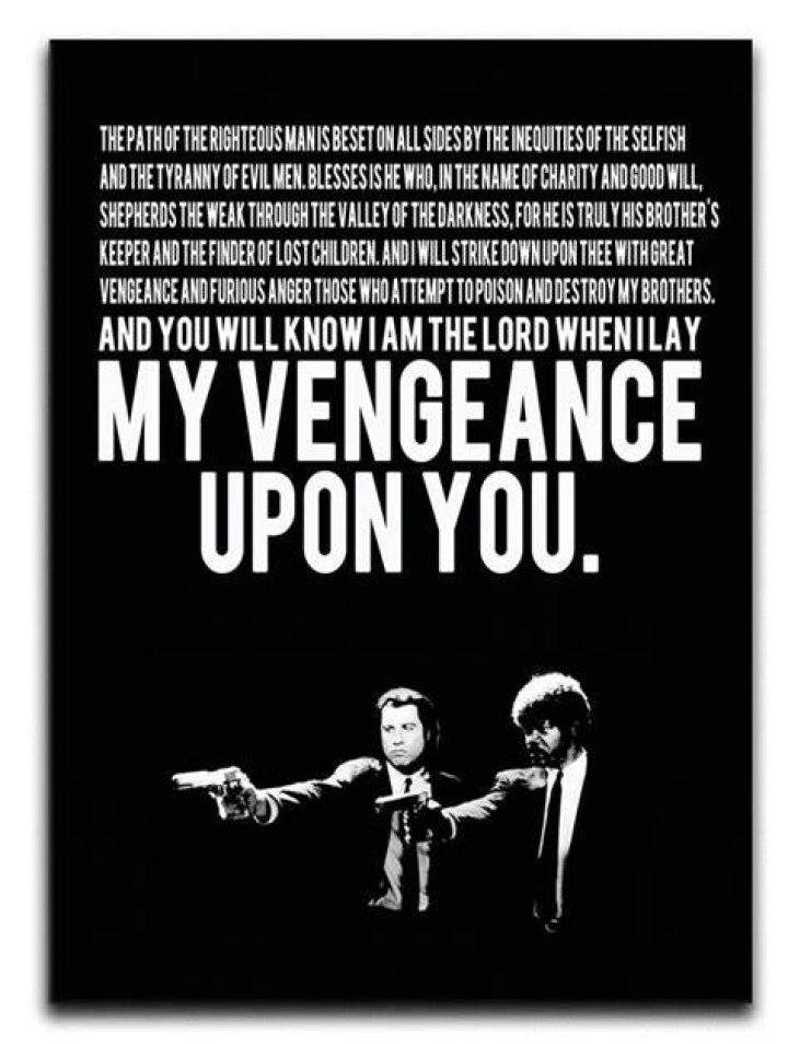 Pulp Fiction Quote Canvas Print or Poster in 2020 (With images