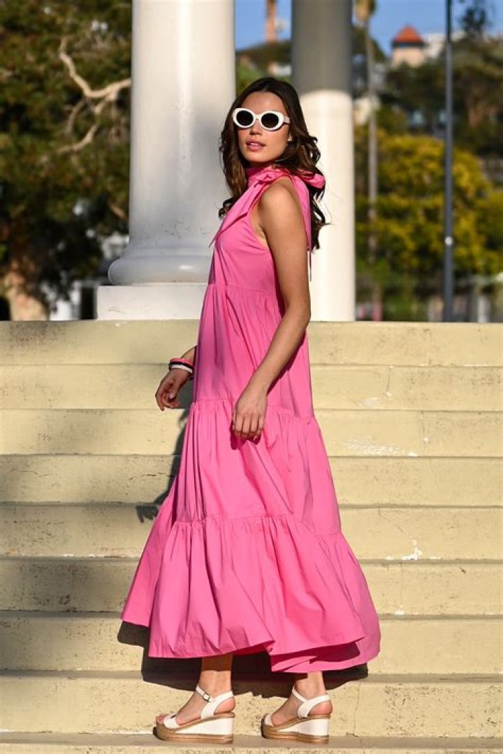 Stunning Pink Elegance: Aubrey Wyatt's Iconic Dress Unveiled