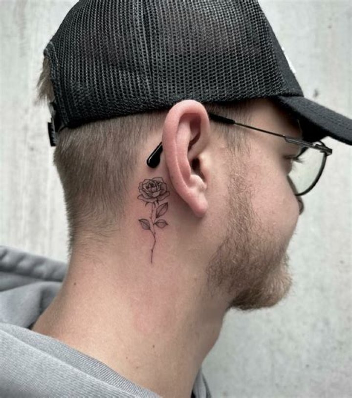 Tattoo Behind Ear Men Tattoo Ideas