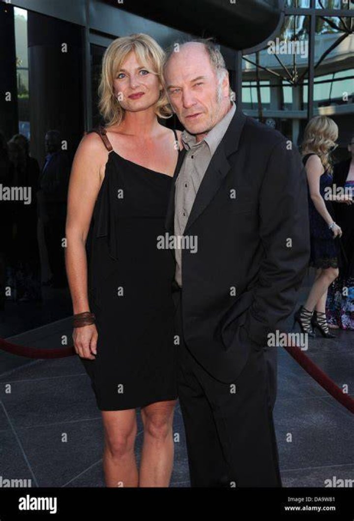 Ted Levine & wife Kim Phillips THE BRIDGE SERIES PREMIERE Los Angeles