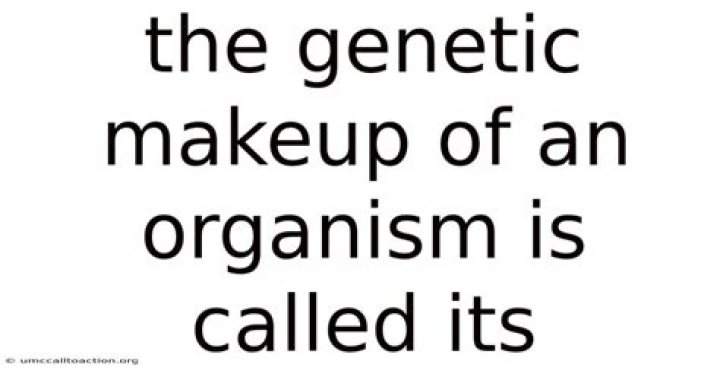 The Makeup Of An Organism Constitutes Its Makeupview.co