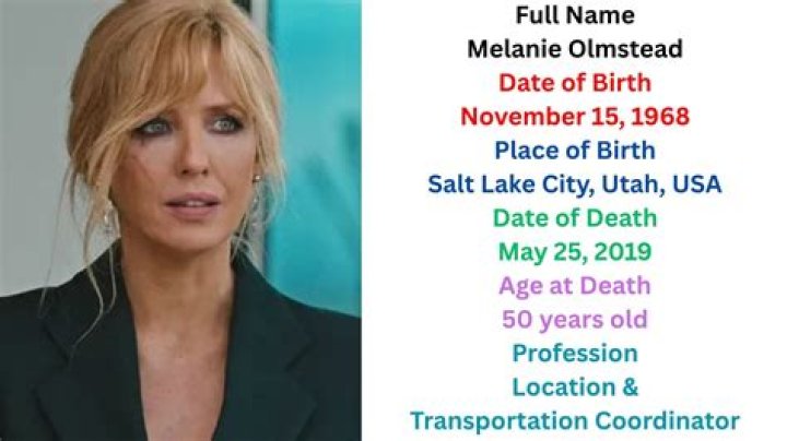 The Ultimate Guide To Melanie Olmstead: Discover Her Impact And Legacy