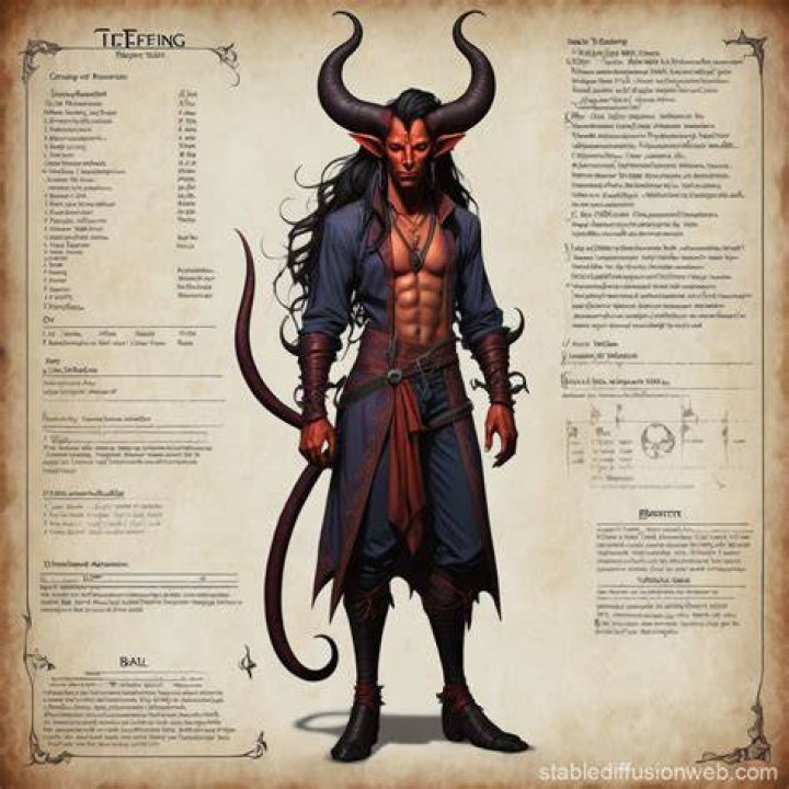 Tiefling Sorcerer Character Sheet / 934 tiefling sorcerer 3d models