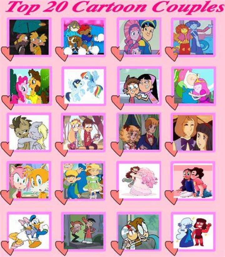 Top 20 Popular Cartoon Couples YouTube
