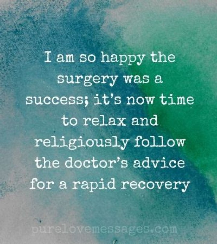 Top Inspirational Quotes For Healing And Recovery After Surgery